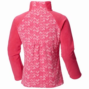 Columbia Glacial™ II Skinna Print Half Zip Flickor Rosa (USZCN3760)